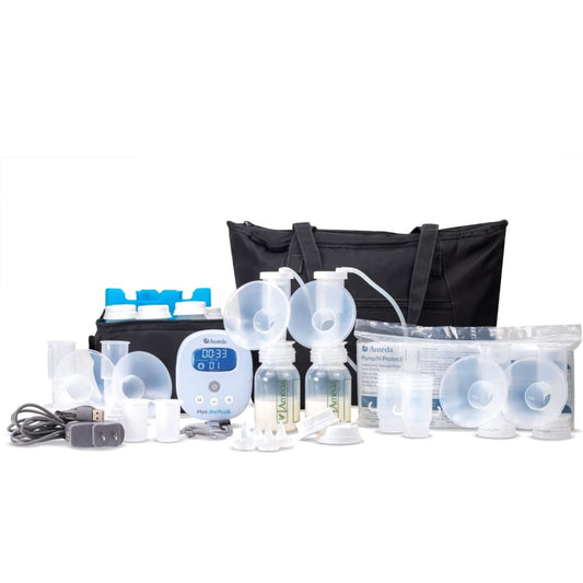 Ameda MYA Joy Plus breast pump with tote bag