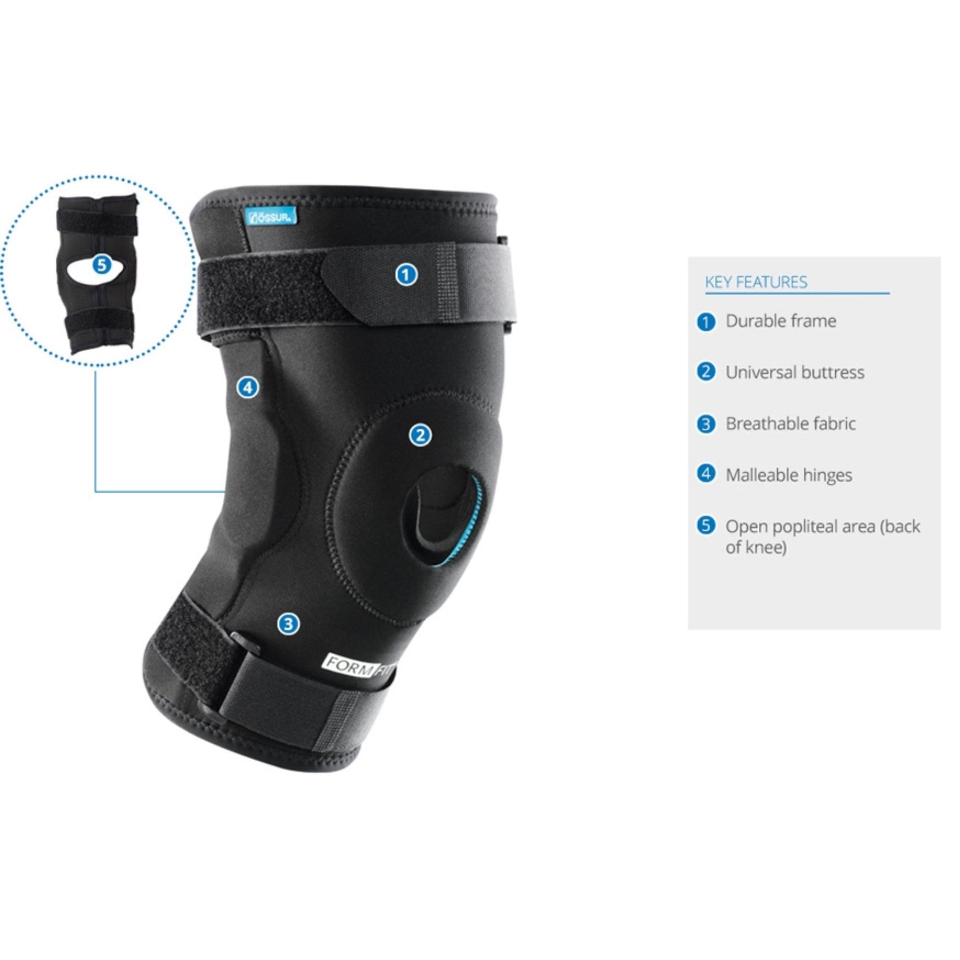 ossur formfit tracker knee brace