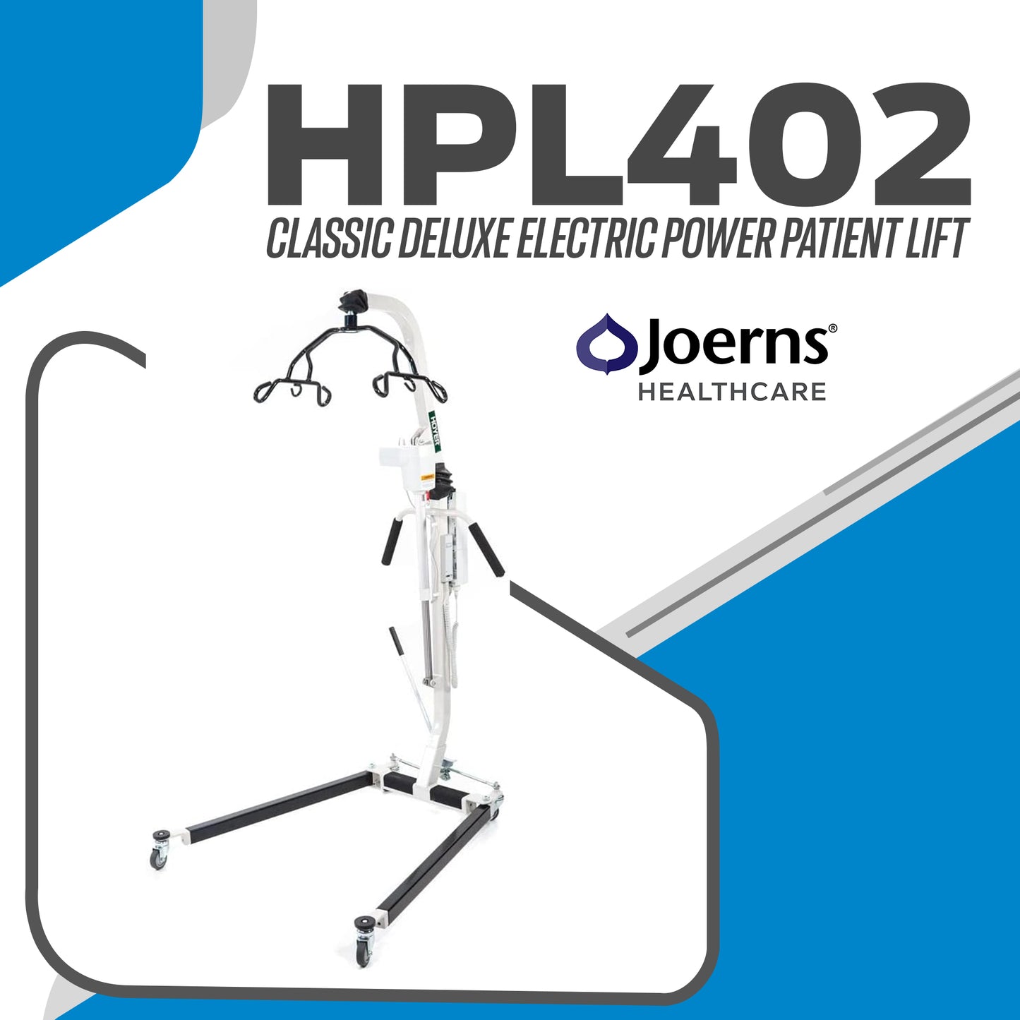 Joerns Hoyer HPL402 Classic Deluxe Electric Patient Lift | Safe working load 400 lbs