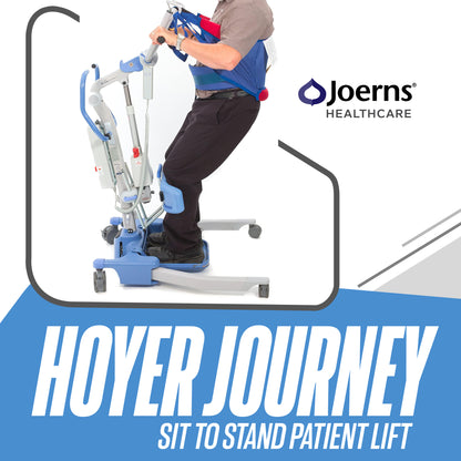 Joerns Hoyer Journey Sit to Stand Electric Power Patient Lift | Safe Working Load 340 Lbs.